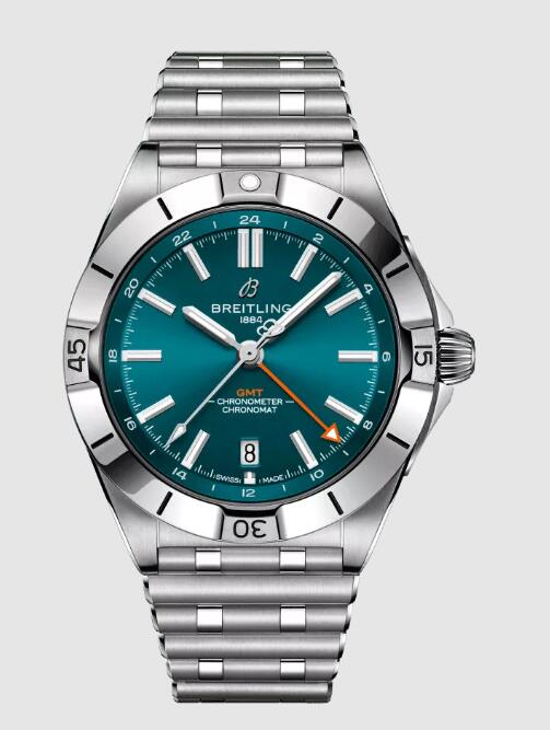Review Breitling Chronomat 40 GMT Replica watch A323982A1L1A1